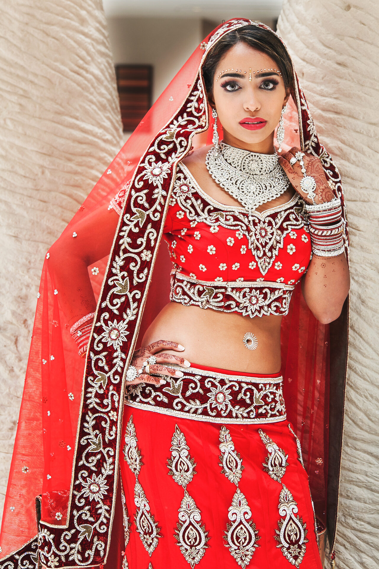 South Asian Wedding photo of a happy bride by Astrapia Photography